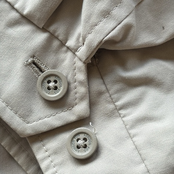 London Fog Lightweight Zip Up Jacket Plaid Lining Timeless Preppy Classic XXL - Picture 6 of 12